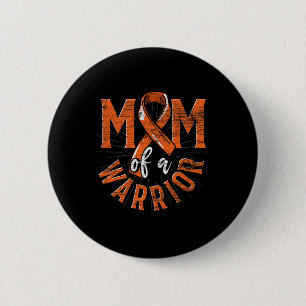 Mama eines Orangen-Ribbon-Krebses Button