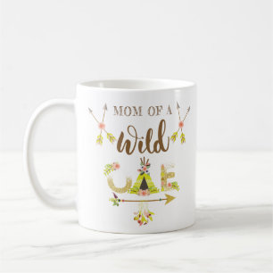 Mama eines Personalisierten Wildtiers Kaffeetasse
