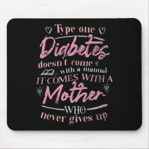 Mama eines T1d-Diabetes-Kindes Mousepad