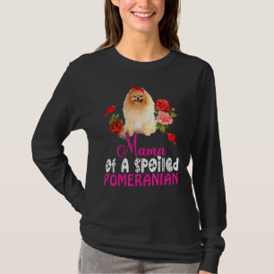 Mama eines verwischten Spitzes, Niedlicher Spitz, T-Shirt