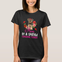 Mama eines verwöhnten Yorkshire Terrier Niedlich H