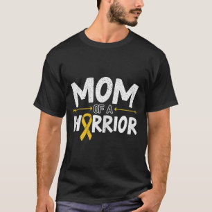 Mama eines Warrior Childhood Cancer Awareness Mont T-Shirt