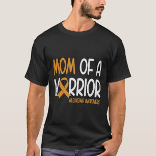 Mama eines Warrior Leukämie Tumorbewusstsein Orang T-Shirt