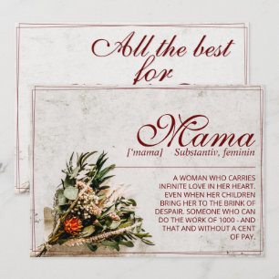 Mama - einfach unersetzlich - Bouquet