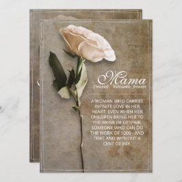 Mama - einfach unersetzlich - Vintag