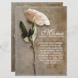 Mama - einfach unersetzlich - Vintag