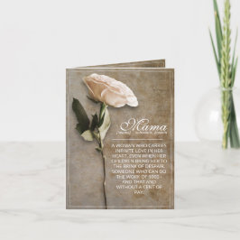 Mama - einfach unersetzlich - Vintag Karte