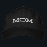 Mama Einfache Coole moderne Typografie Bestickte Baseballkappe<br><div class="desc">Mama Einfache Coole Moderne Typografie Custom Sticked Baseball Cap bietet die einfache moderne bestickte Text "Mama". Perfekt als Geschenk für Mutter zum Muttertag,  Weihnachten,  Geburtstag und mehr. Erstellt von Evco Studio www.zazzle.com/store/evcostudio</div>