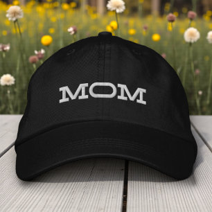 Mama Einfache Coole moderne Typografie Bestickte Baseballkappe