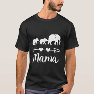 Mama Elefant 2 Bybies Kinder Mama von zwei Niedlic T-Shirt