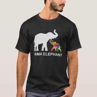 Mama Elefant Autismus-Bewusstsein Liebe Unterstütz T-Shirt