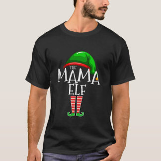 Mama Elf Family Matching Group Weihnachtsgeschenk T-Shirt