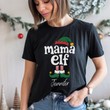 Mama Elf Funny Elf Matching Weihnachtsgeschenk