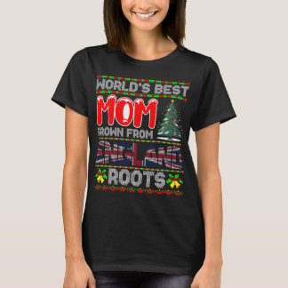 Mama England Weihnachtsgeschenk Idee hässlicher Pu T-Shirt