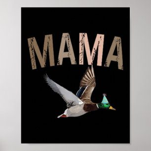Mama Entenjagd Ein Glücksenten 1. Geburtstag Fami Poster