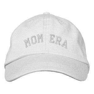 Mama Era Baby Duschgeschenk Junge Mutter Weiß Bestickte Baseballkappe