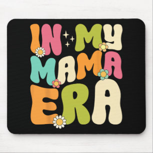 Mama Era Groovy Mütter Tag Frauen Mama Leben Rette Mousepad