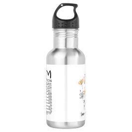 Mama Ernährung Fakten Flasche Wrap - Geschenk für Edelstahlflasche