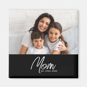 Mama Eröffnete Foto-Geschenkmagnet Magnet