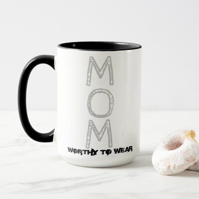 MAMA - es lohnt sich zu tragen Tasse (Mit Donut)