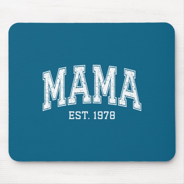 Mama Est 1978 Mom D Mothers Day Ized  Mousepad (Vorne)