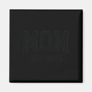 Mama Est 2015 Mama D Muttertag Ized Premium Tri-b Magnet