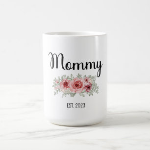 Mama Est 2023 Tasse, Mama und Vater Tasse, Eltern  Kaffeetasse