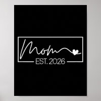 Mama Est. 2026 erwarten Baby 2026 Mutter 2026 Jung