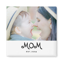 Mama Established Foto-Geschenkmagnet