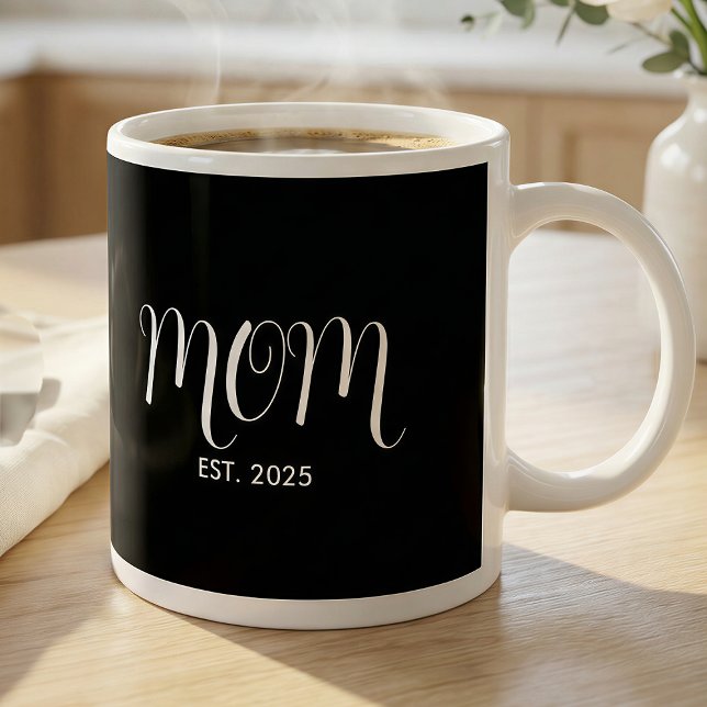Mama Established New Mom Geschenk Kaffeetasse (Von Creator hochgeladen)