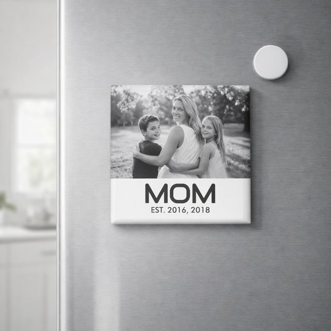 Mama Established Photo-Geschenk Magnet (Von Creator hochgeladen)