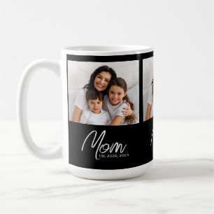 Mama Established Schrift Schwarz 3 Foto Kaffeetass Kaffeetasse