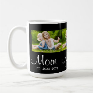Mama Established Schrift Schwarz 3 Foto Kaffeetasse