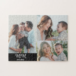Mama etabliert, 3-Foto-Puzzle Puzzle