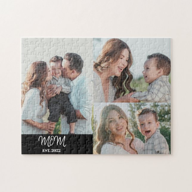 Mama etabliert, 3-Foto-Puzzle Puzzle (Horizontal)