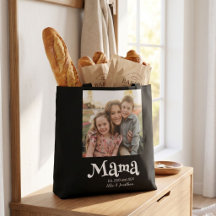 Mama Etabliert Foto Kinder Name Lustiger Text