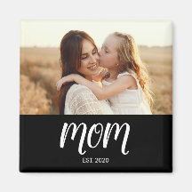 Mama Etabliert Foto Muttertagsmagnet