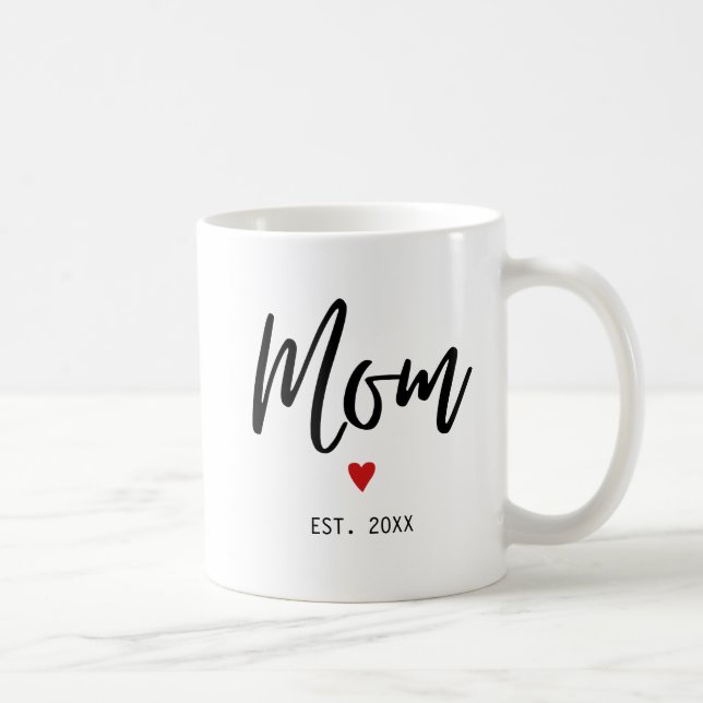 Mama etabliert Modernes Minimalistisch Kaffeetasse (Rechts)