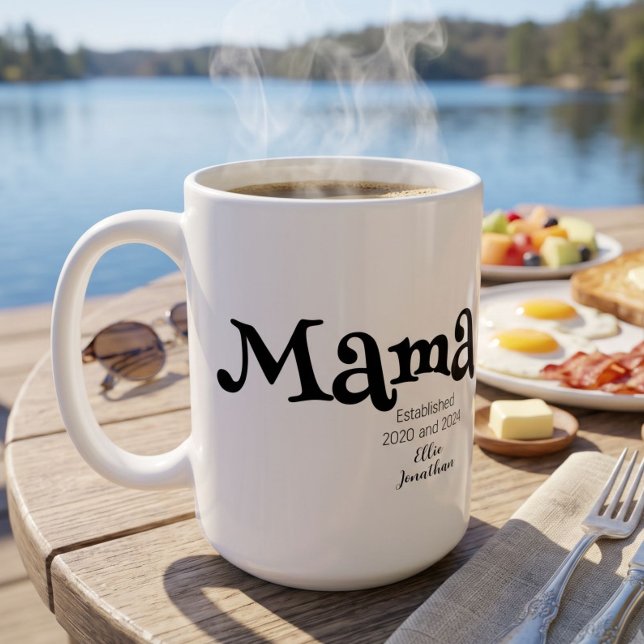 Mama Etabliert Neues Muttergeschenk Kaffeetasse (Von Creator hochgeladen)