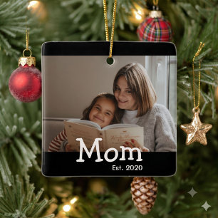 Mama Etabliert Whimsical-Schrift Keramikornament