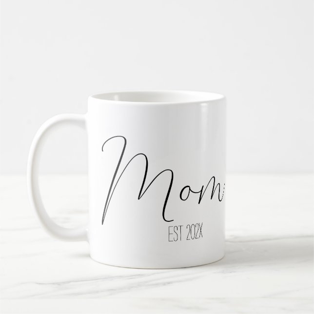 Mama etablierte 202x Geschenk für Mama Tasse (Links)