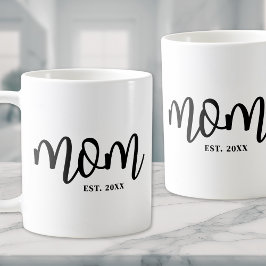 Mama etablierte "Black Script Mother" Kaffeetasse