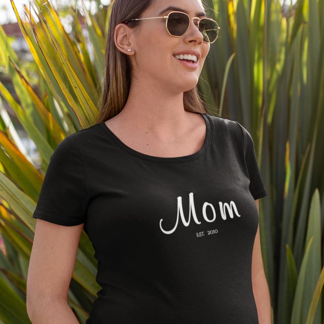 Mama Etablierte Junge Mutter Gift T - Shirt (Von Creator hochgeladen)