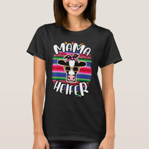 Mama Färse Mutter Kuh Bauernhof Vieh Süße Mutter T-Shirt