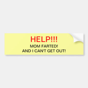 MAMA FARTED AUTOAUFKLEBER