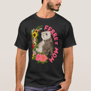 Mama Ferret kleine Mustelid-Tier für Freret T-Shirt