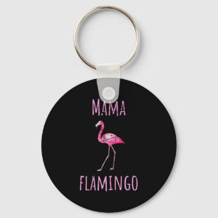 Mama Flamingo Sommer Vogel tropisches Tier Schlüsselanhänger