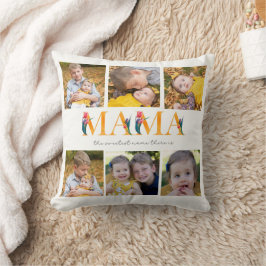 Mama Floral Custom Foto Tulips Kissen