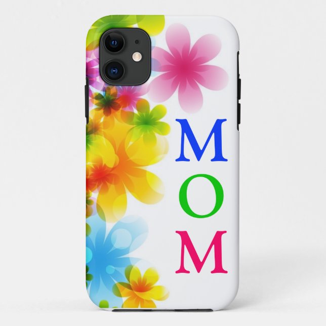 Mama: Floral iPhone Case (Rückseite)