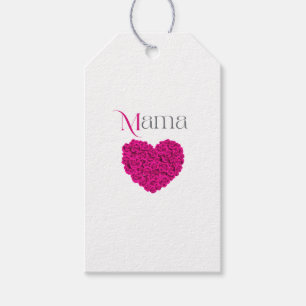 Mama Floral Schönes Muttertag, Geburtstag Handbuch Geschenkanhänger